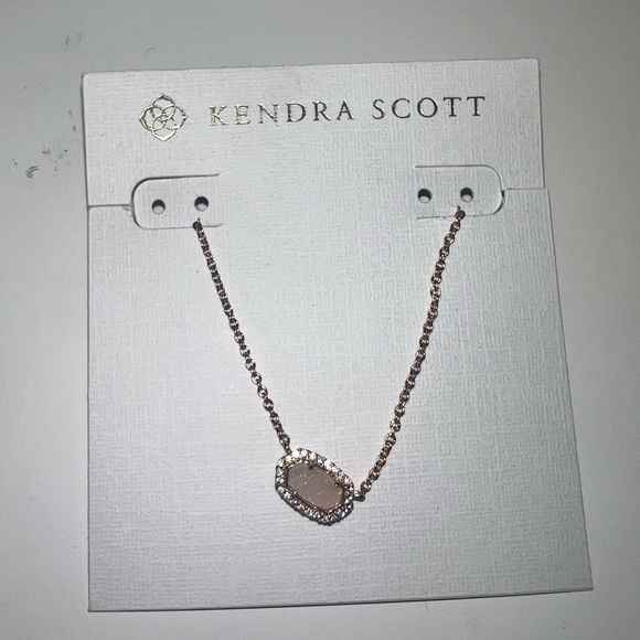 Kendra Scott Rose gold necklace with rose stone - Picture 2 of 3